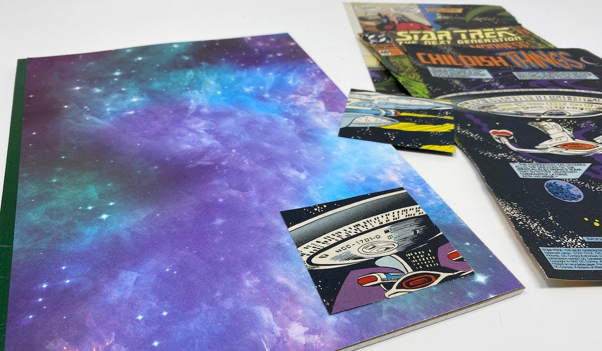 Star Trek Back-to-School Notebook Craft