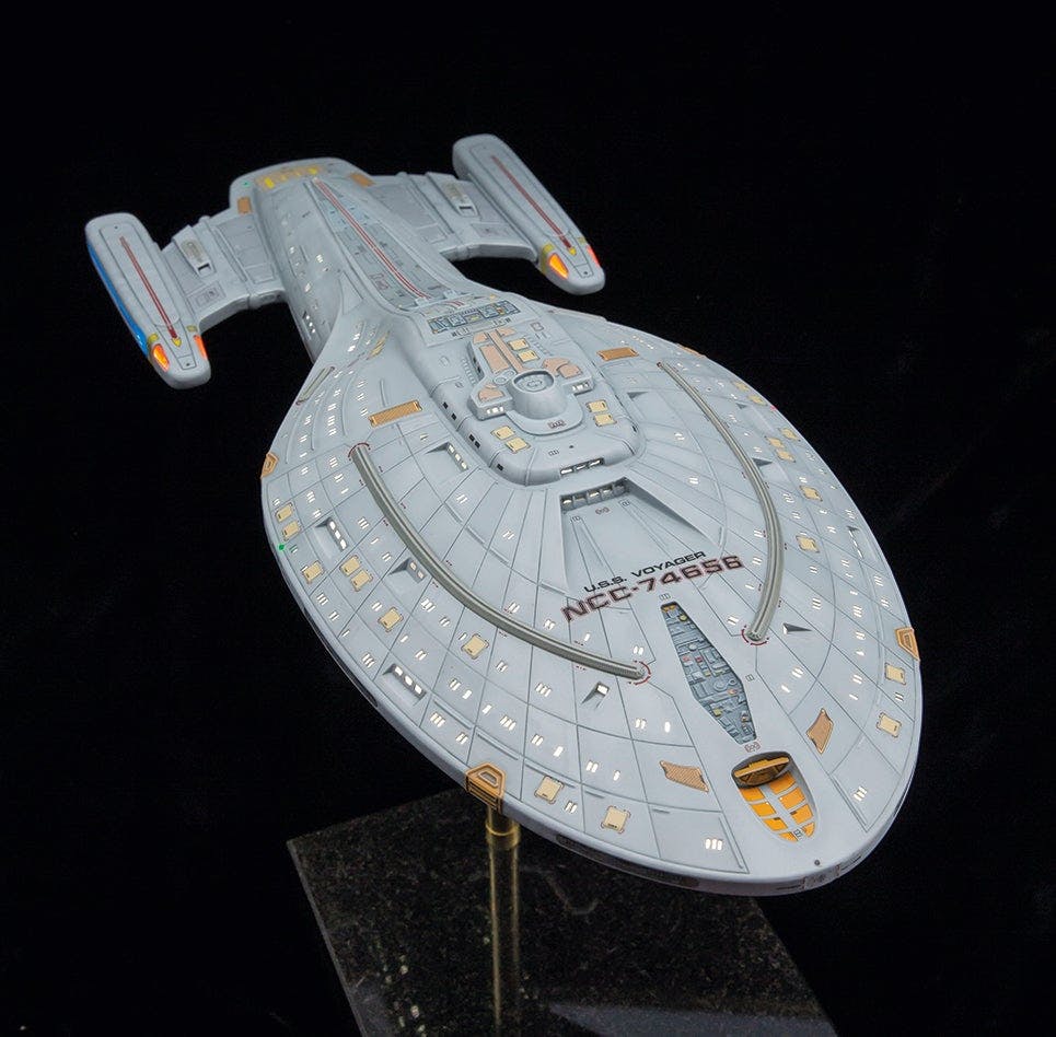 Bill Krause's model of the U.S.S. Voyager