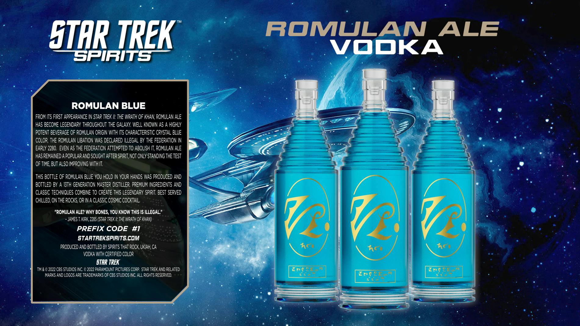Wines That Rock's Romulan Ale Vodka