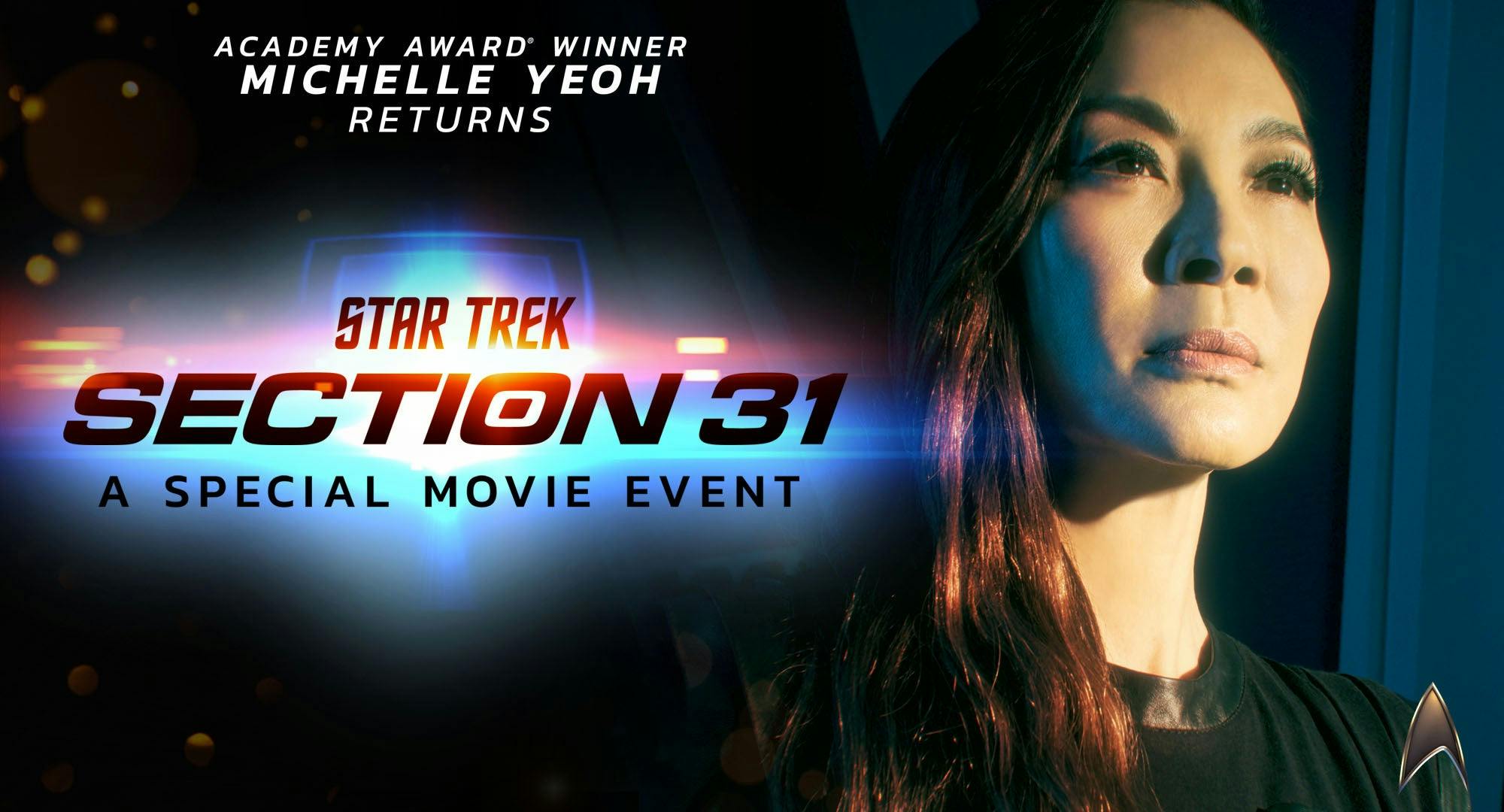 promotional art work featuring Michelle Yeoh as Philippa Georgiou for Star Trek: Section 31
