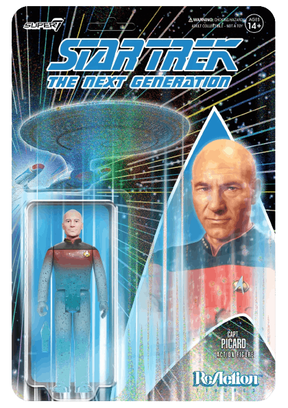 Star Trek: The Next Generation ReAction: Captain Picard Transporter (Glitter)