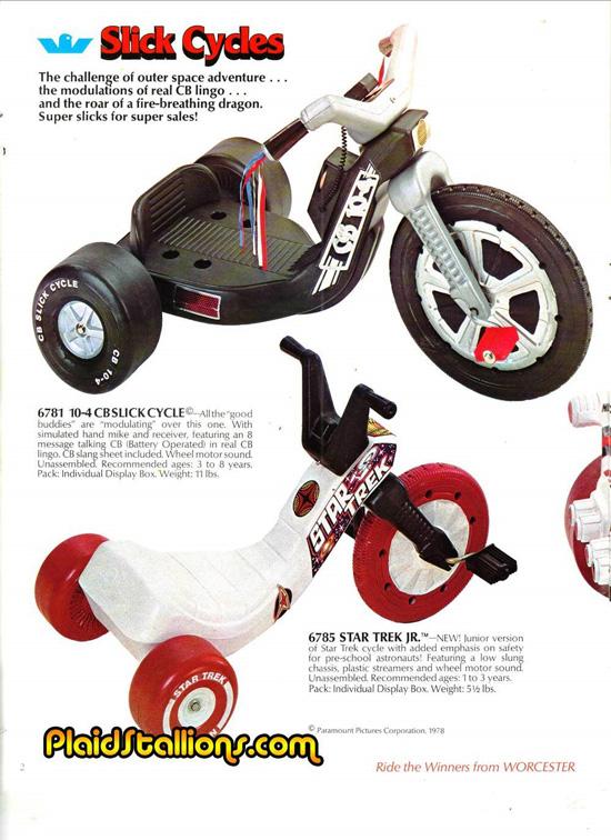 Have You Ever Seen The Star Trek Super Slick Plastic Cycle Star Trek
