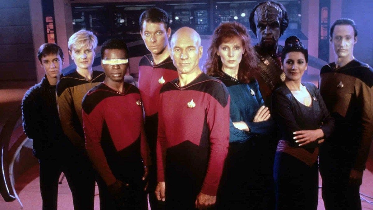 Star Trek: The Next Generation Season 1 Cast Photo