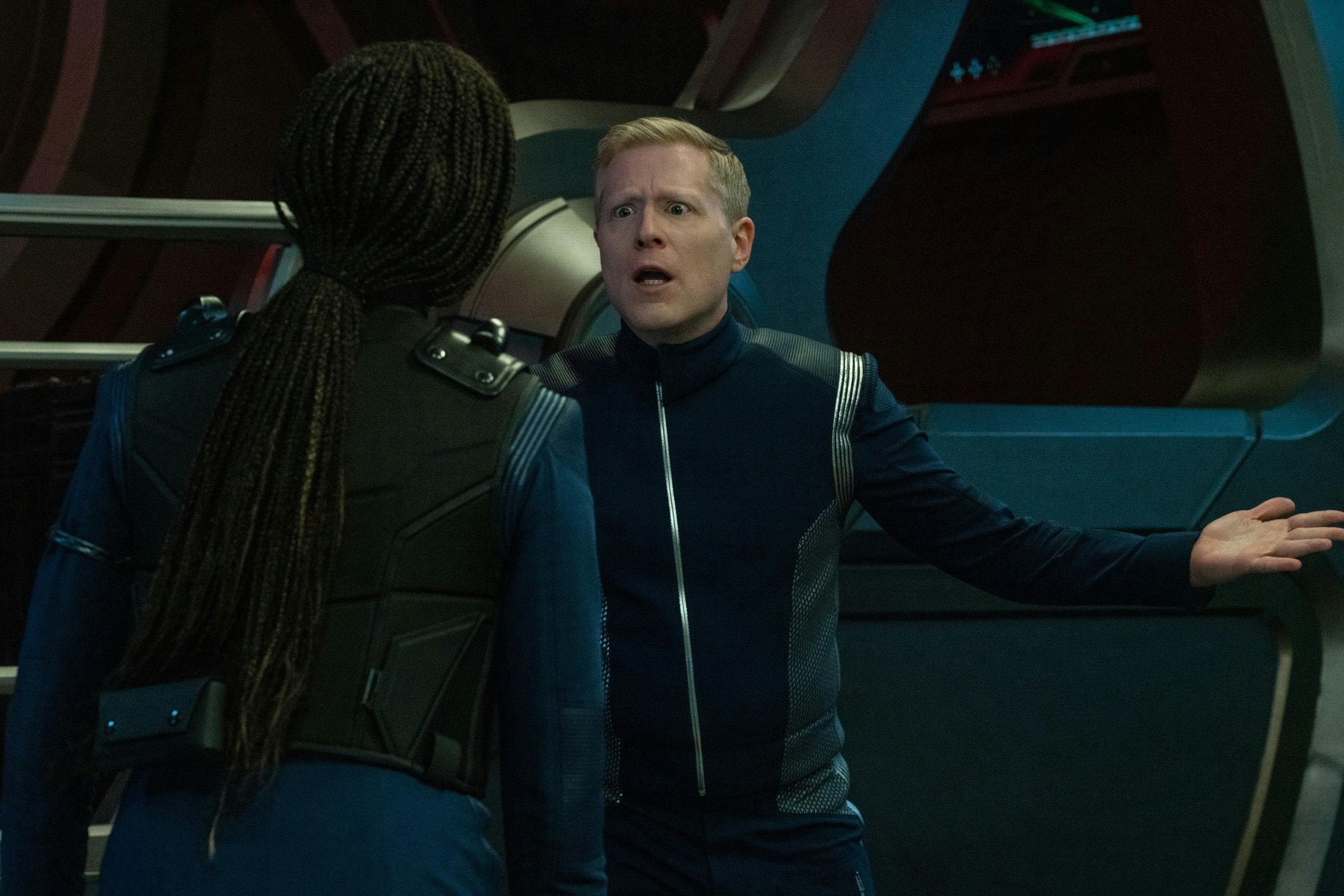 Stamets confronts Burnham on Star Trek: Discovery
