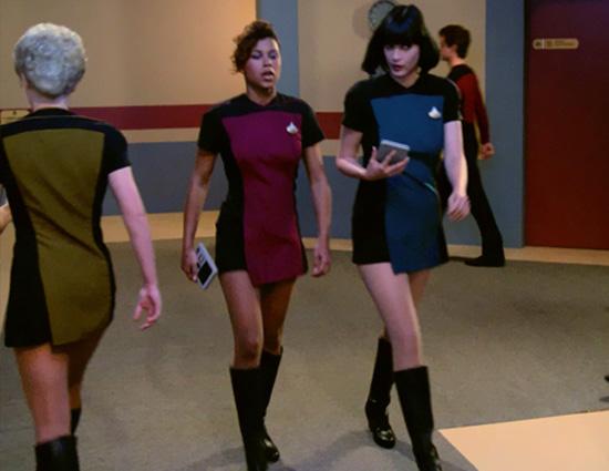 Star trek next generation skirt uniform top