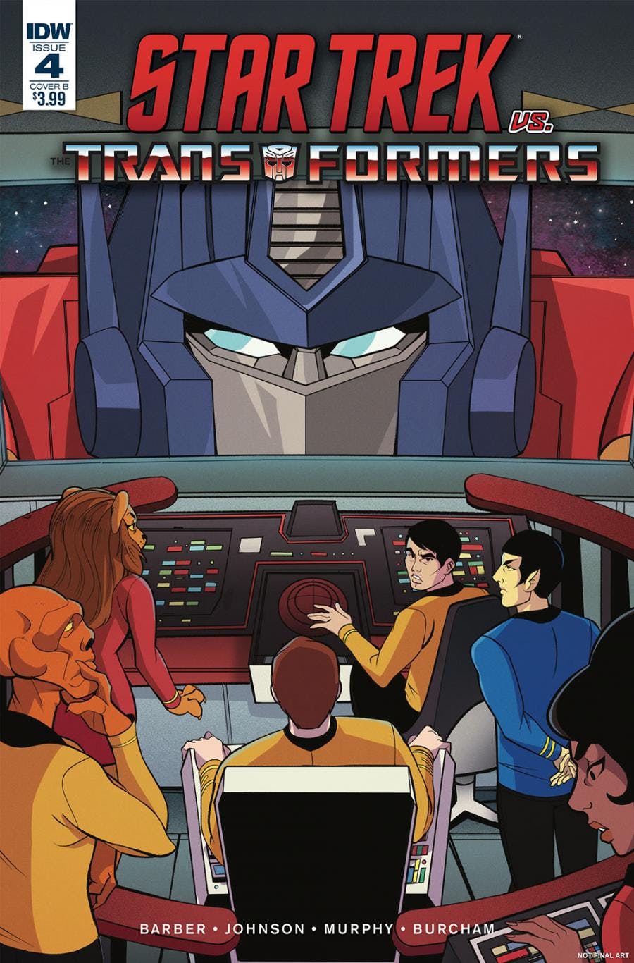 Star Trek vs Transformers #4 Variant Cover