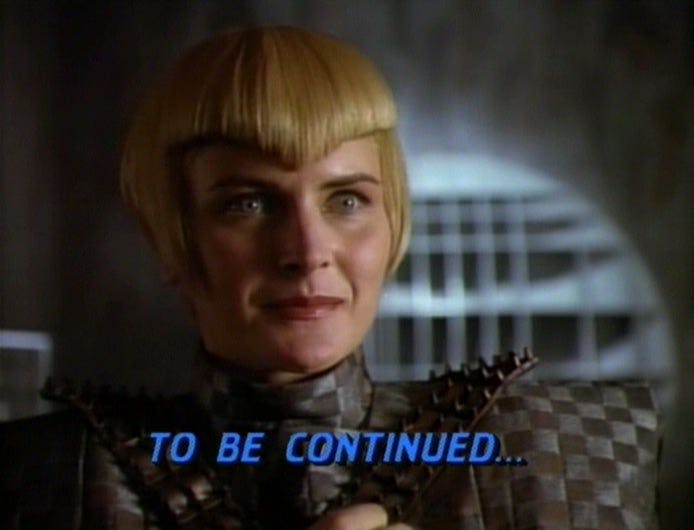 Tasha Yar as a Klingon