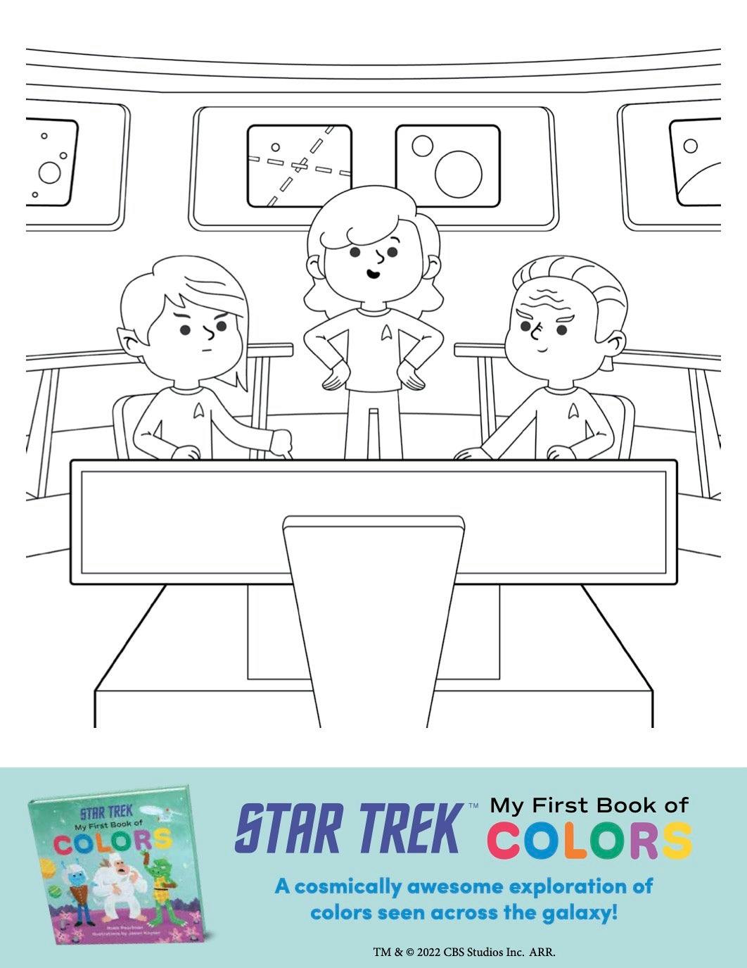 Star Trek Board Book Coloring Page
