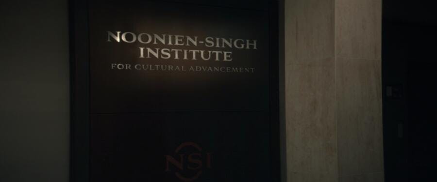 Sign for the Noonien-Singh Institute in 'Tomorrow and Tomorrow and Tomorrow'