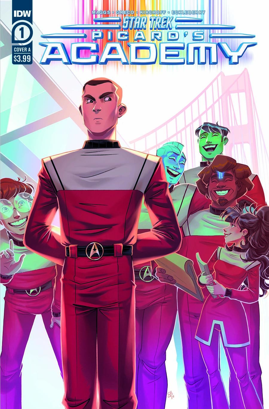 Star Trek: Picard's Academy comic cover