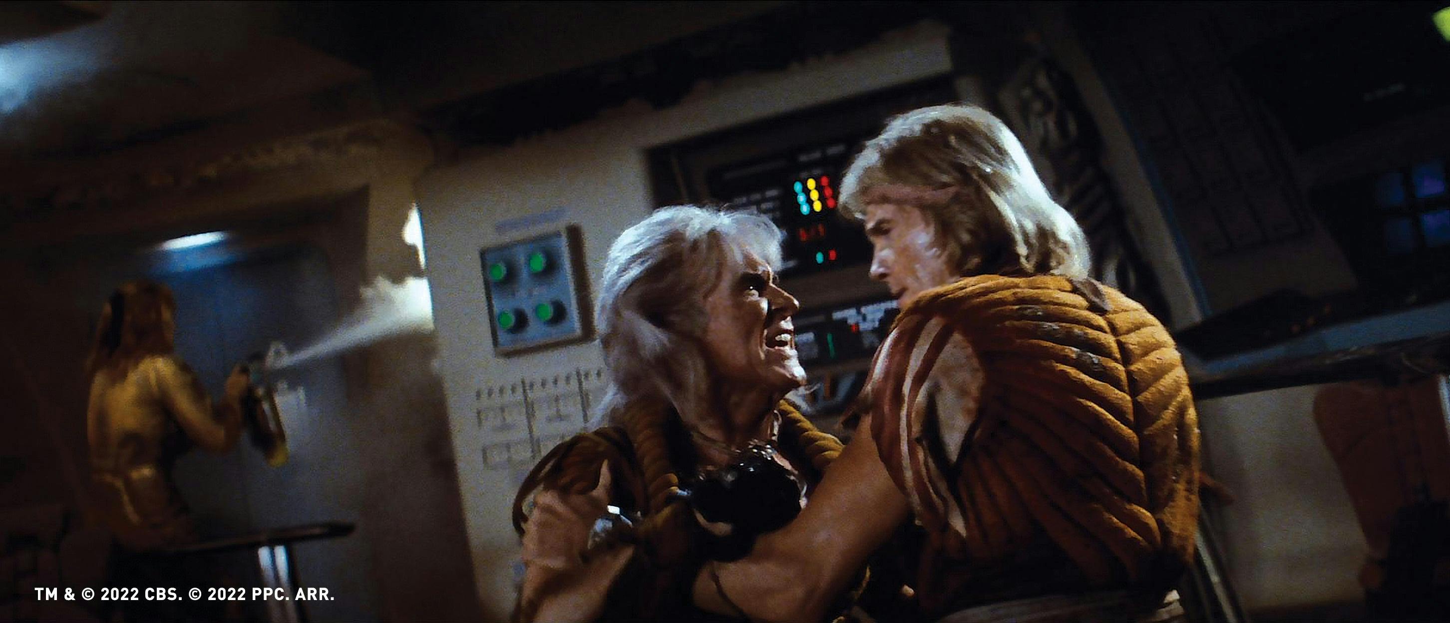 Ricardo Montalban and Judson Scott in Star Trek II: The Wrath of Khan (1982)