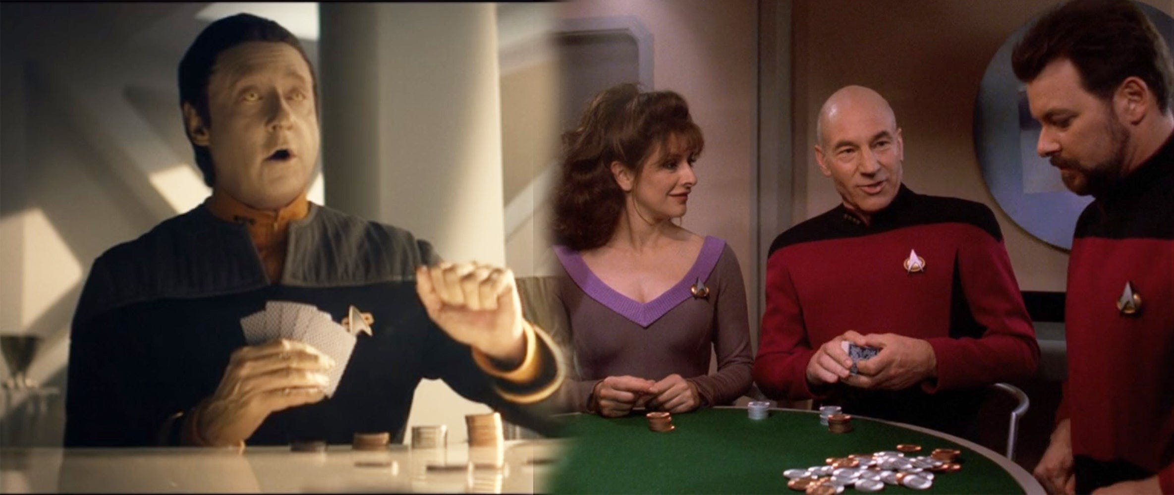 Poker Star Trek easter egg Picard The Next Generation