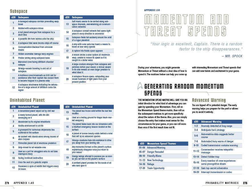 Star Trek Adventures - Captain’s Log Solo Roleplaying Game - preview page