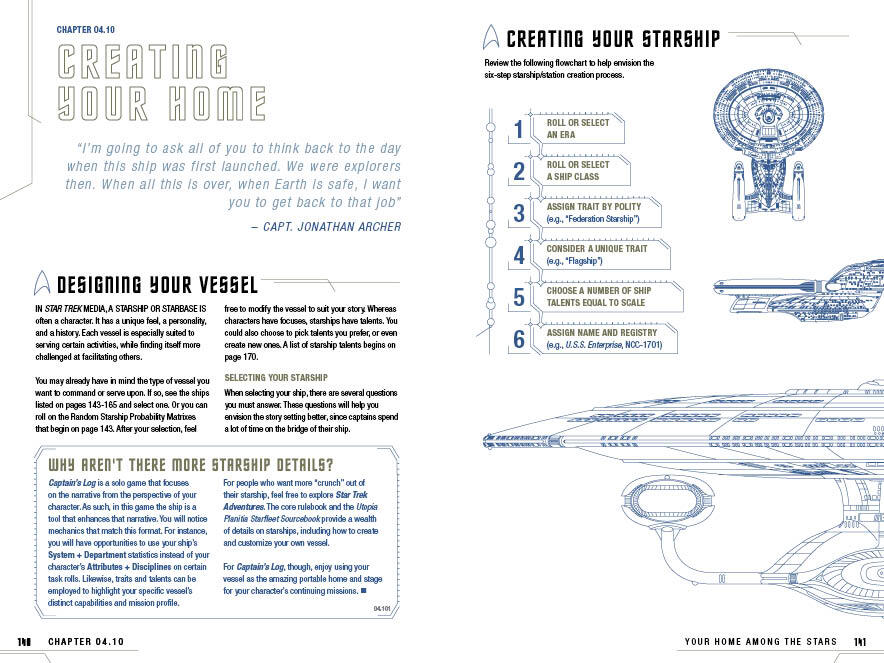 Star Trek Adventures - Captain’s Log Solo Roleplaying Game - preview page