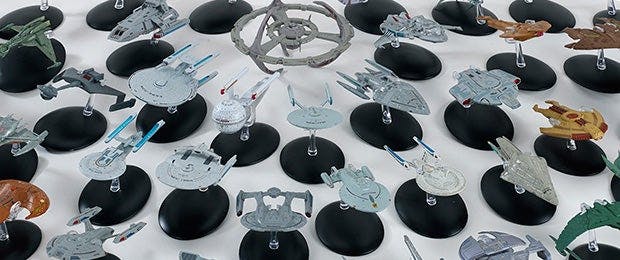 star trek cast metal starship sculpture collection