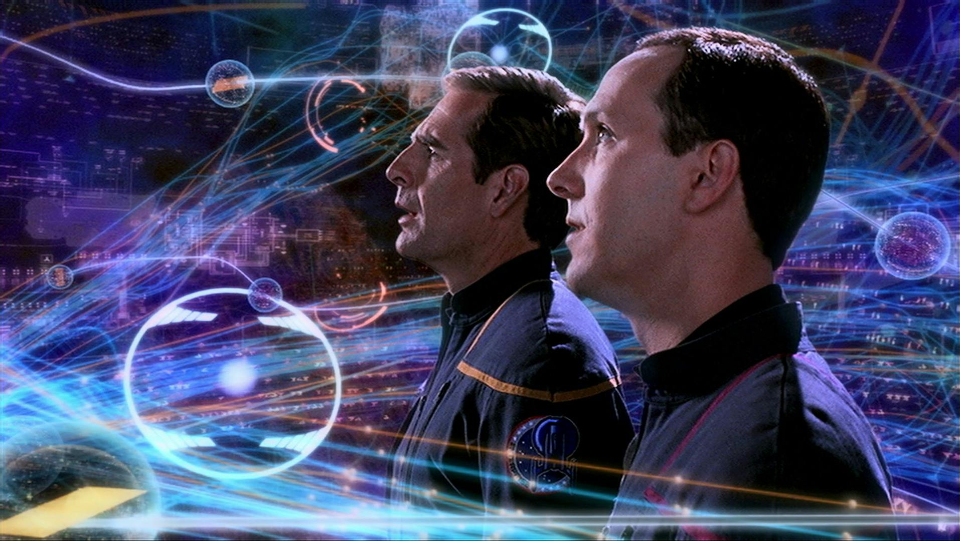 Daniels takes Archer into a Temporal Observatory to discuss the events of the Temporal Cold War in 'Cold Front'