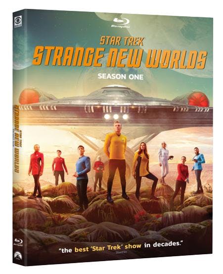3D rendering of Star Trek: Strange New Worlds Season 1 Blu-ray