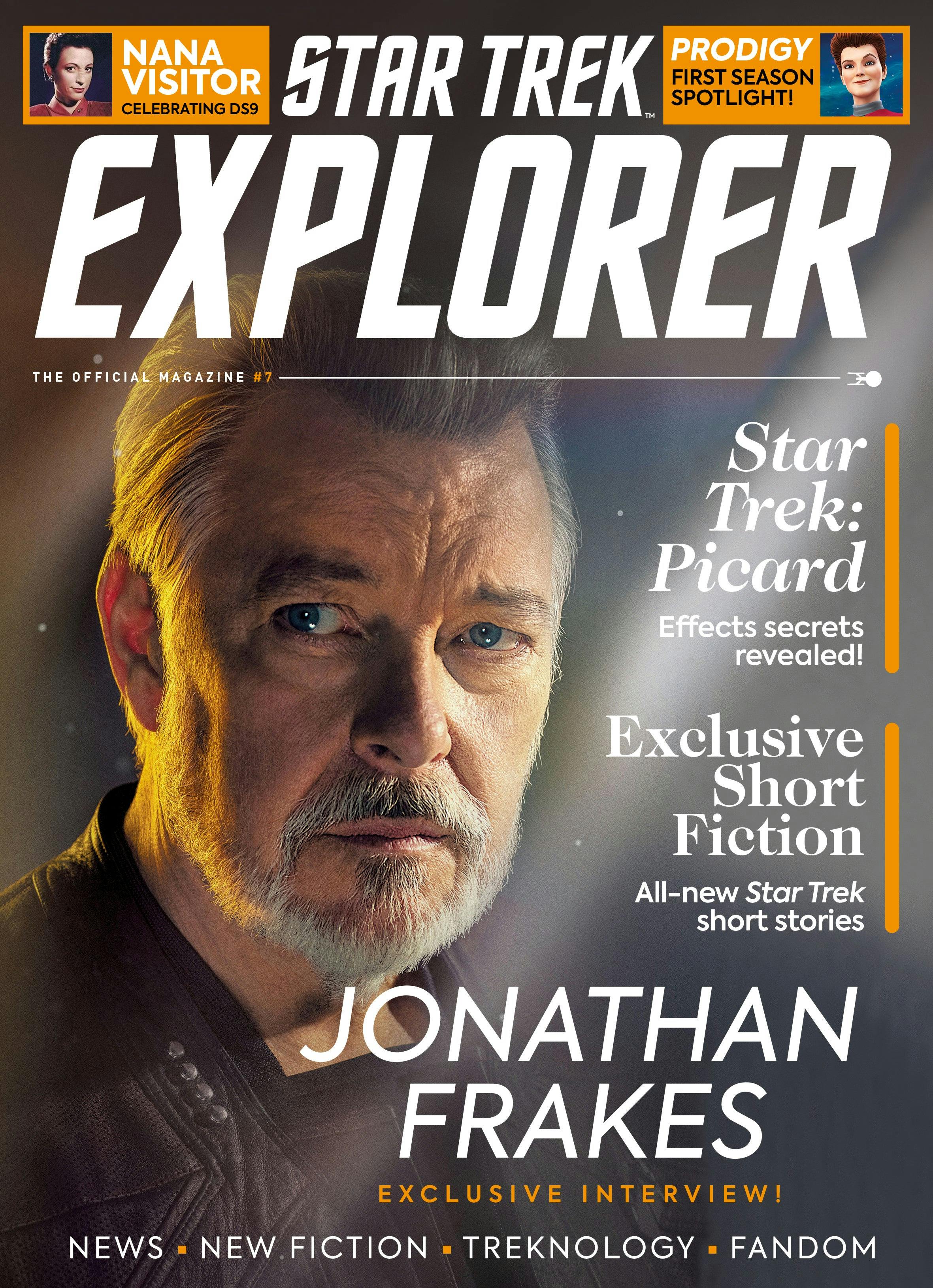 Star Trek Explorer #7 cover featuring Jonathan Frakes