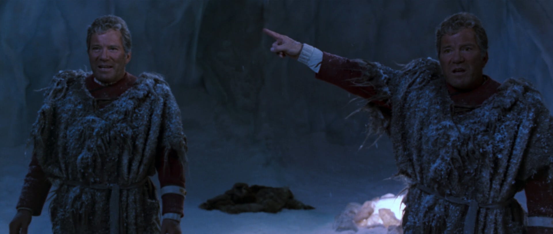 During a scuffle in a cave, the shapeshifting Martia tries to confuse the Klingons on which one of them is Kirk in Star Trek VI: The Undiscovered Country