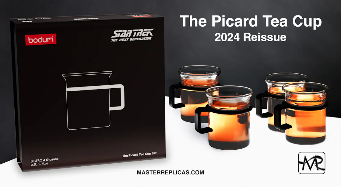 Picard Tea Replicator Enjoy A Cup of Earl Grey Like Picard with Master Replicas x Bodum ...