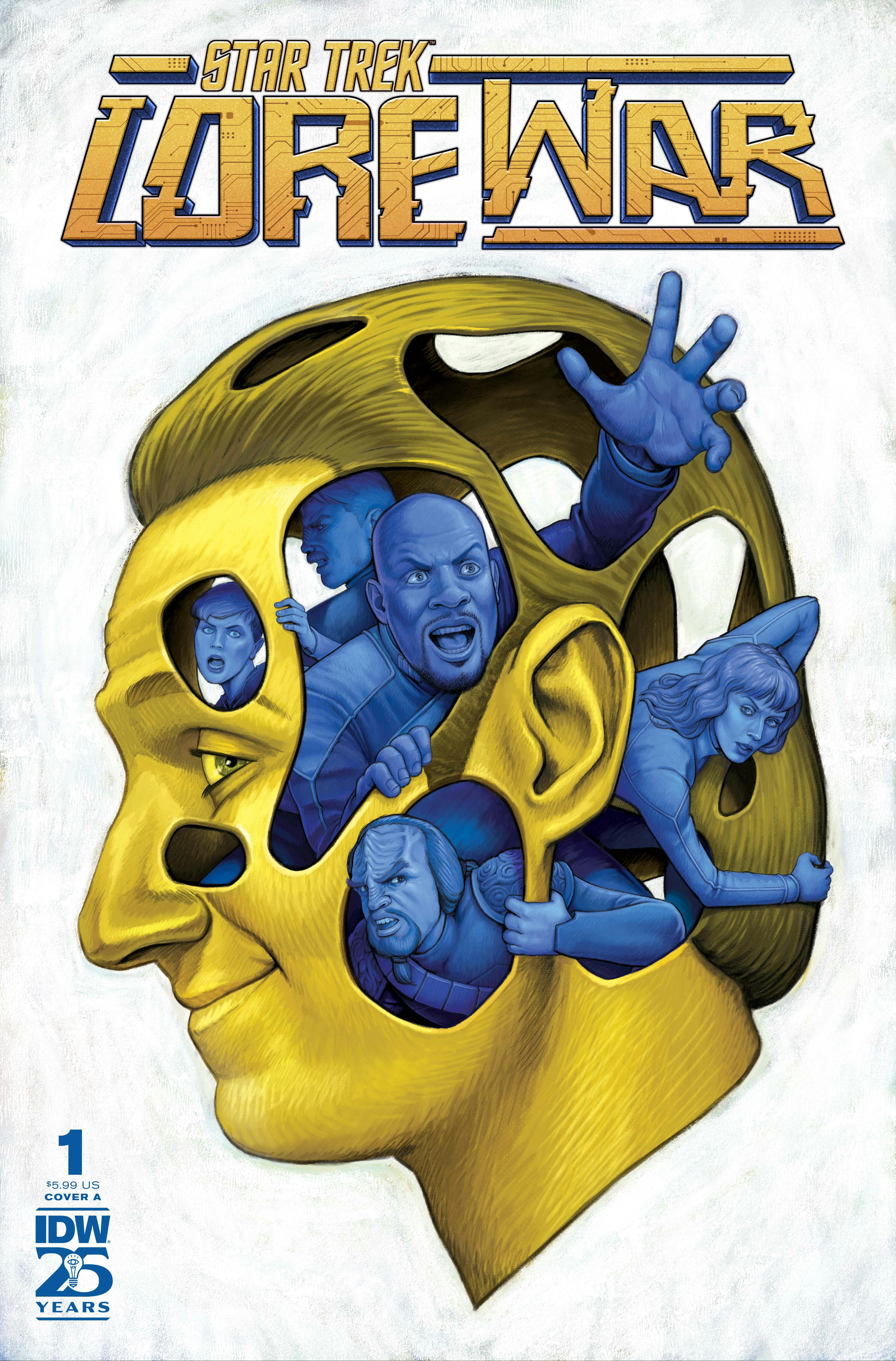 STAR TREK: LORE WAR #1 main cover by Malachi Ward