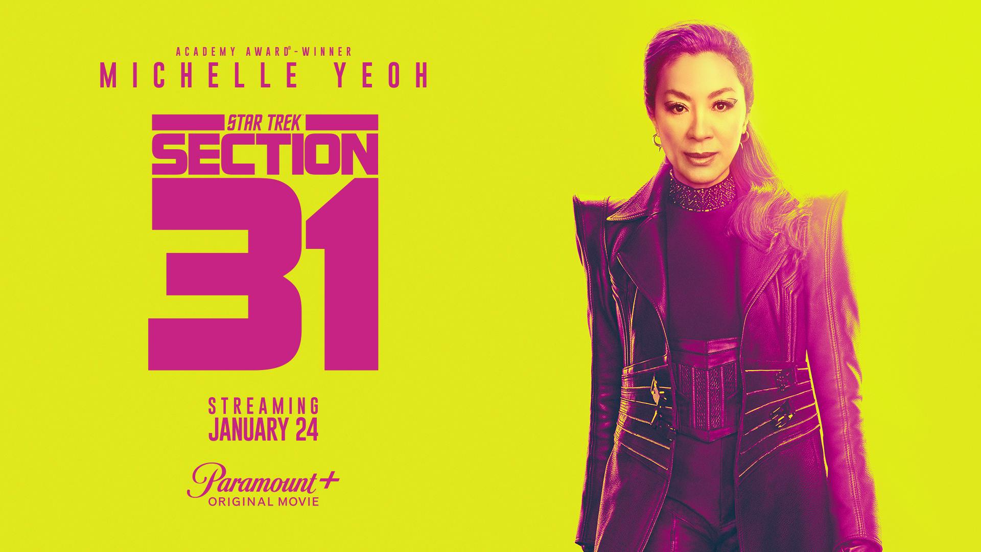 Section 31 promotional teaser poster featuring Michelle Yeoh as Emperor Georgiou