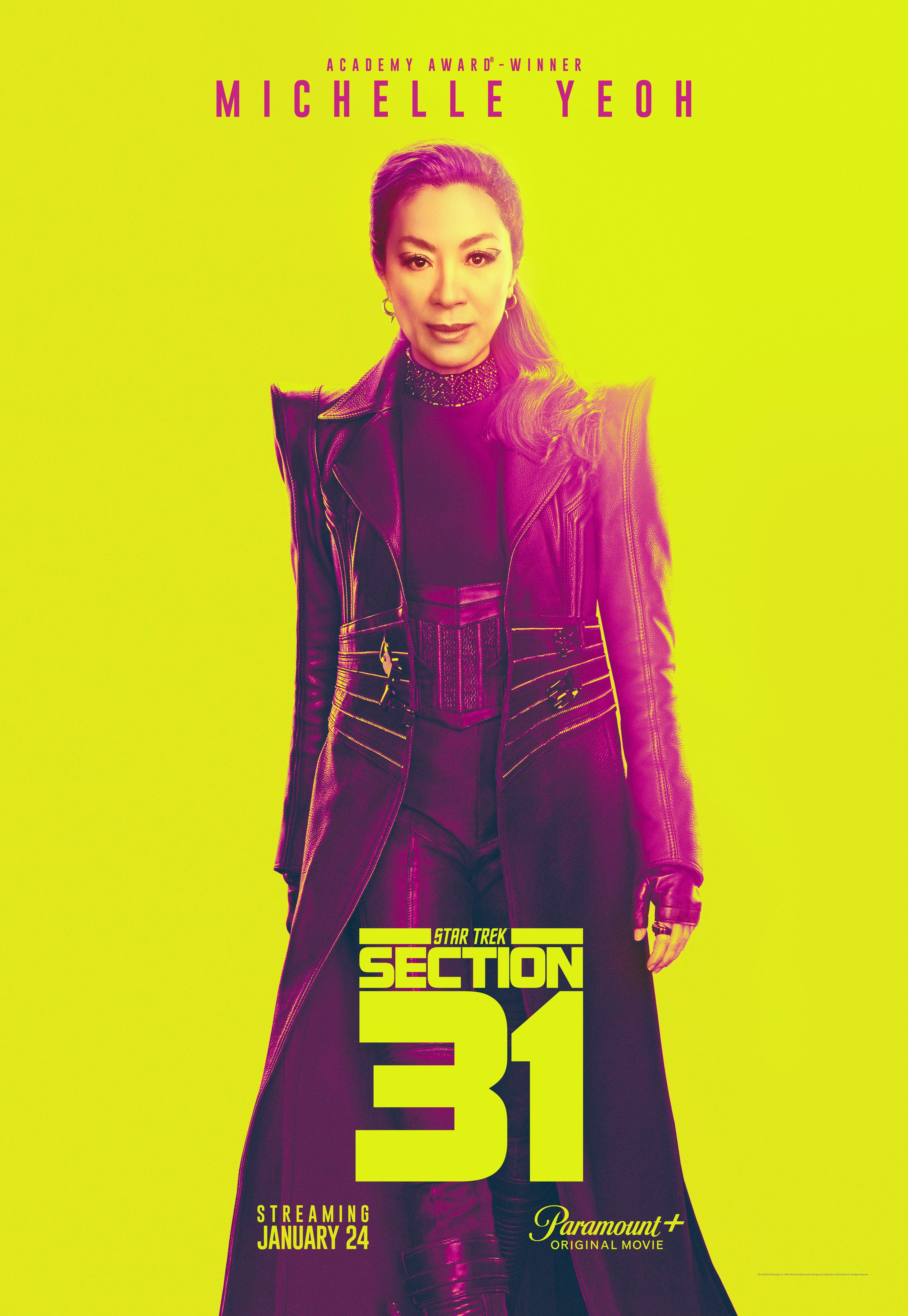 Section 31 promotional teaser poster featuring Michelle Yeoh as Emperor Georgiou