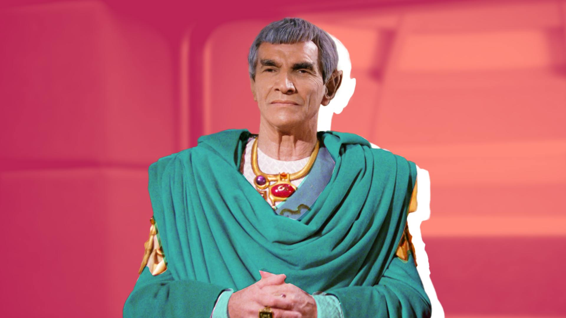 Mark Lenard as the Vulcan ambassador in 'Sarek'