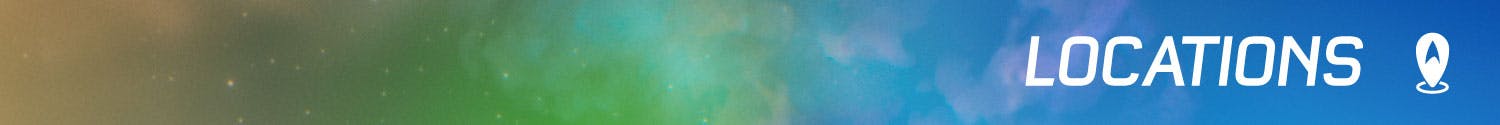 Illustrated banner with text 'Locations'