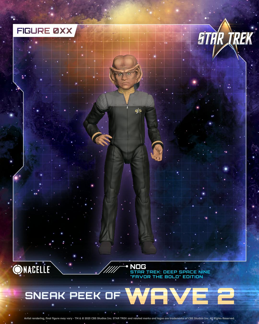 Star Trek: Deep Space Nine Nog in 'Favor the Bold' Nacelle figure