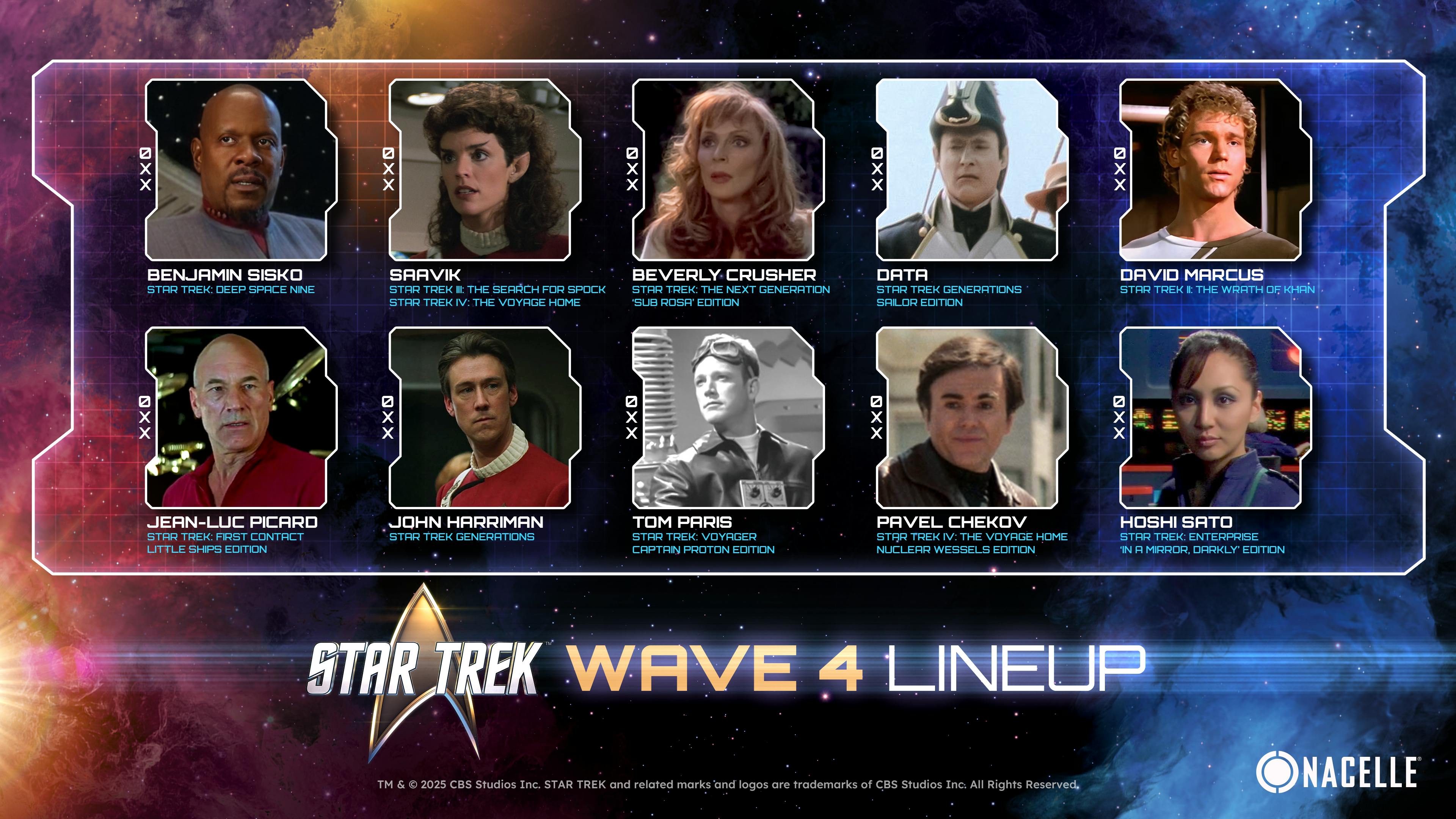 Star Trek Wave 4 of Nacelle's action figure reveal