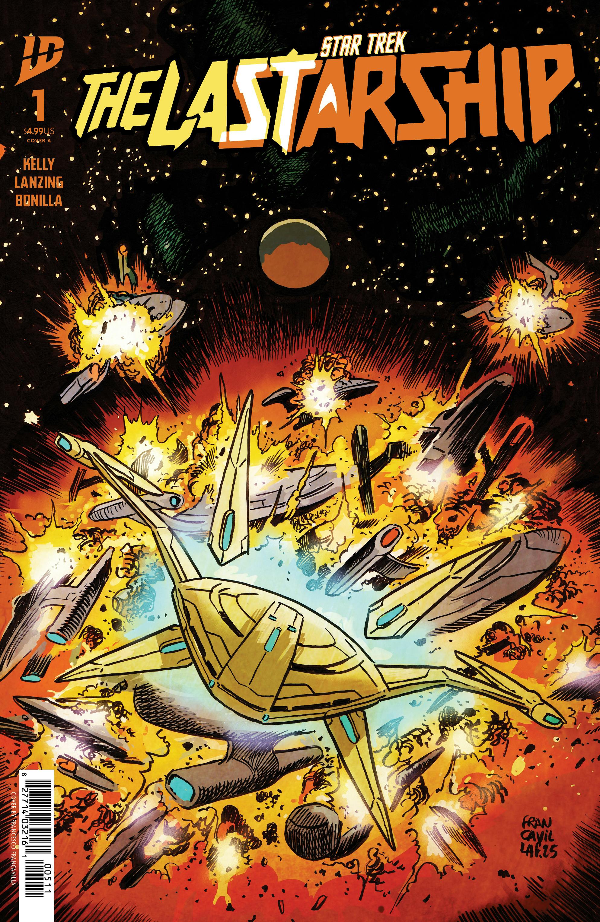 Star Trek: The Last Starship #1 Cover A (Regular) by Francesco Francavilla