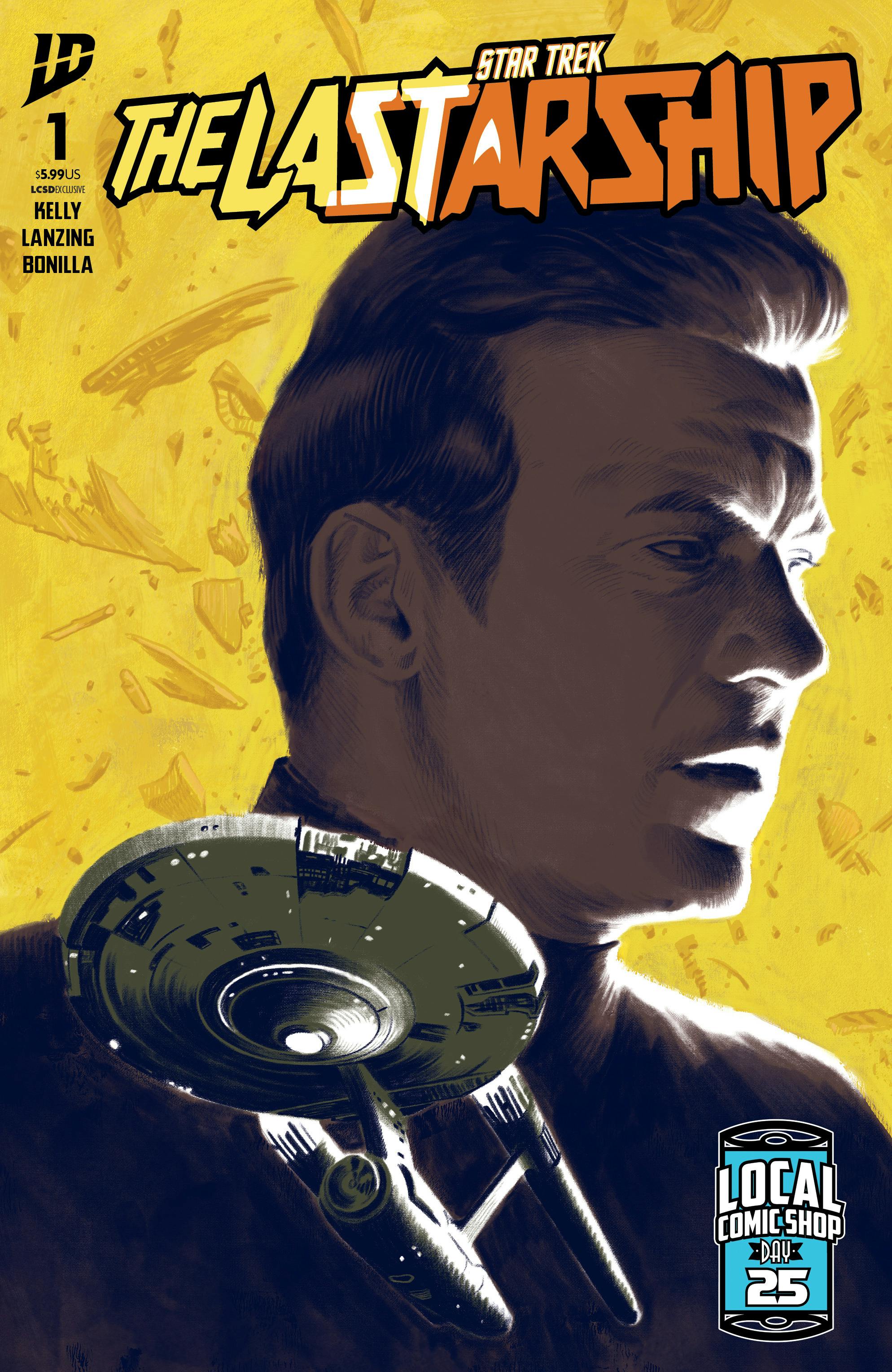 Star Trek: The Last Starship #1 LCSD Cover E by Malachi Ward