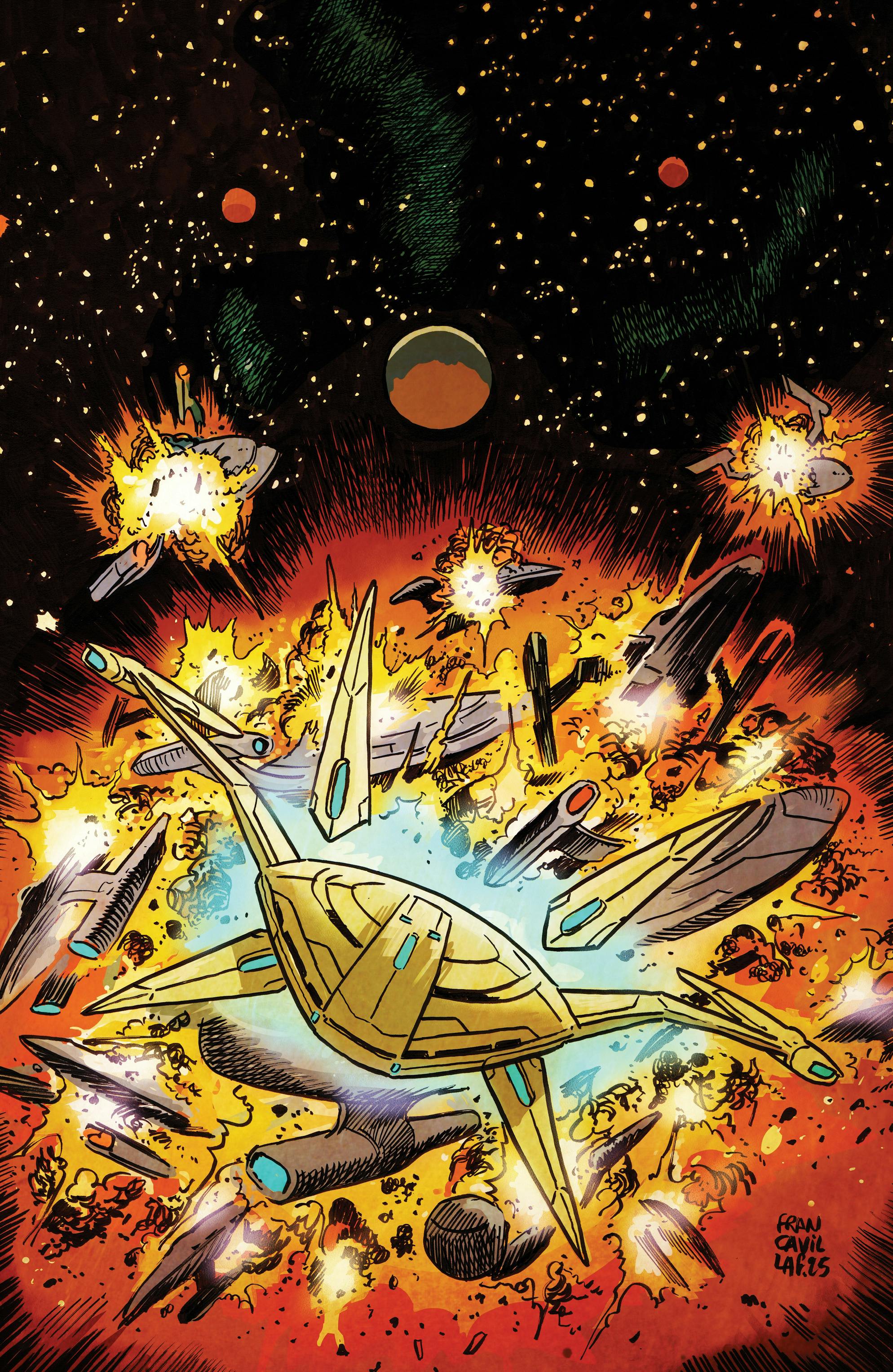Star Trek: The Last Starship #1 Full Art Variant by Francesco Francavilla
