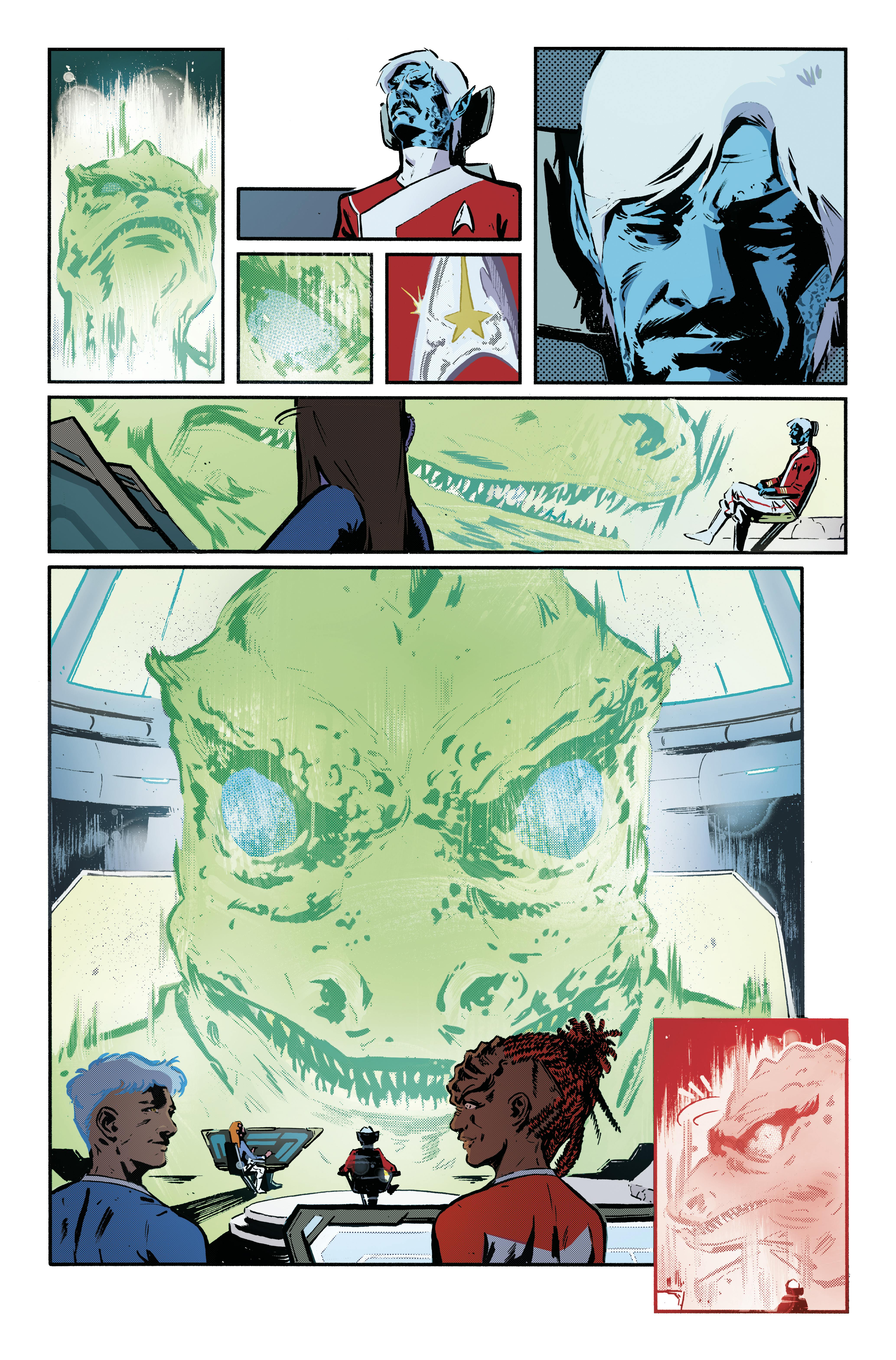 Interior page of STAR TREK: THE LAST STARSHIP #1 by Adrián Bonilla and Heather Moore