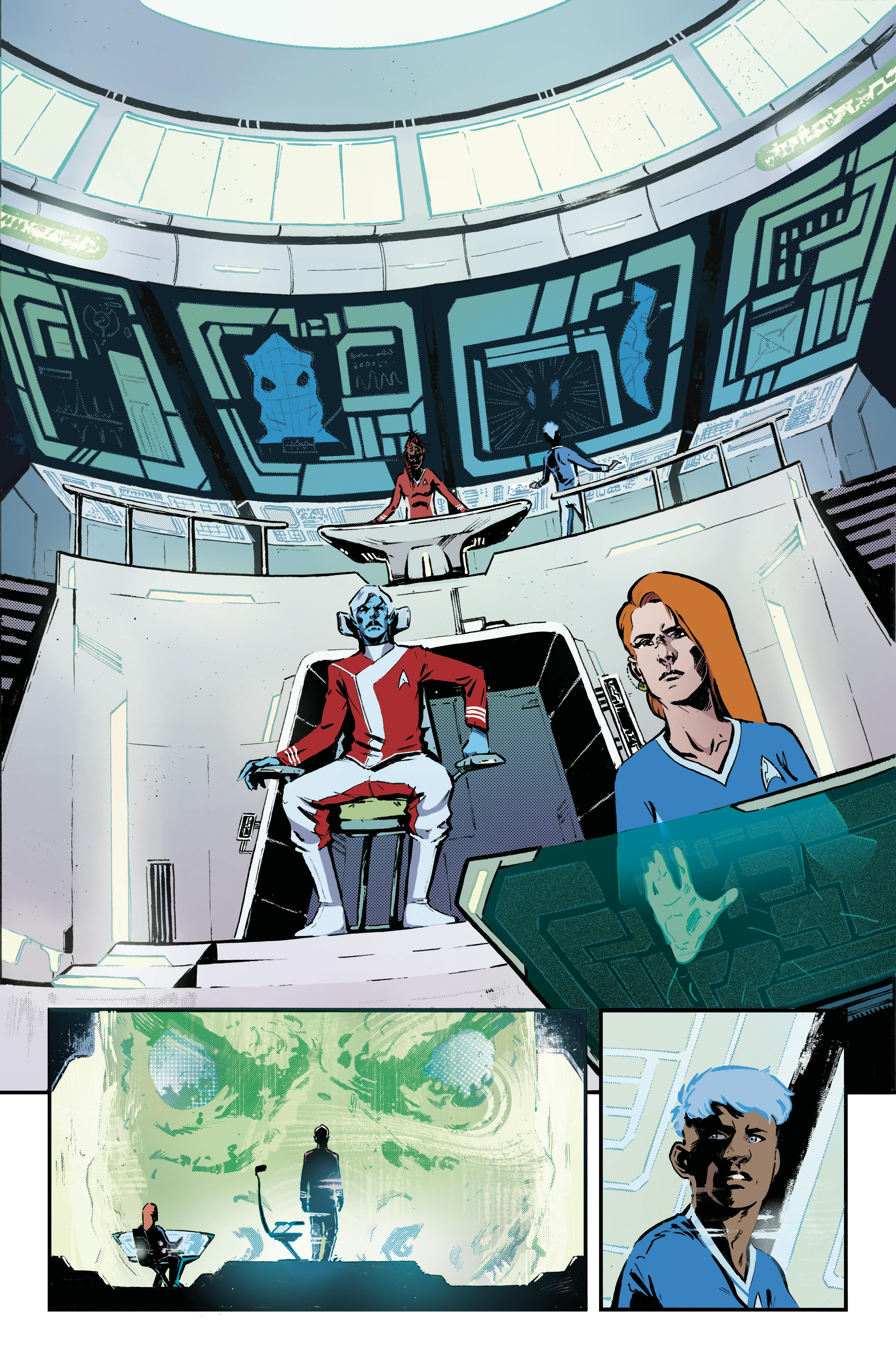 Interior page of STAR TREK: THE LAST STARSHIP #1 by Adrián Bonilla and Heather Moore