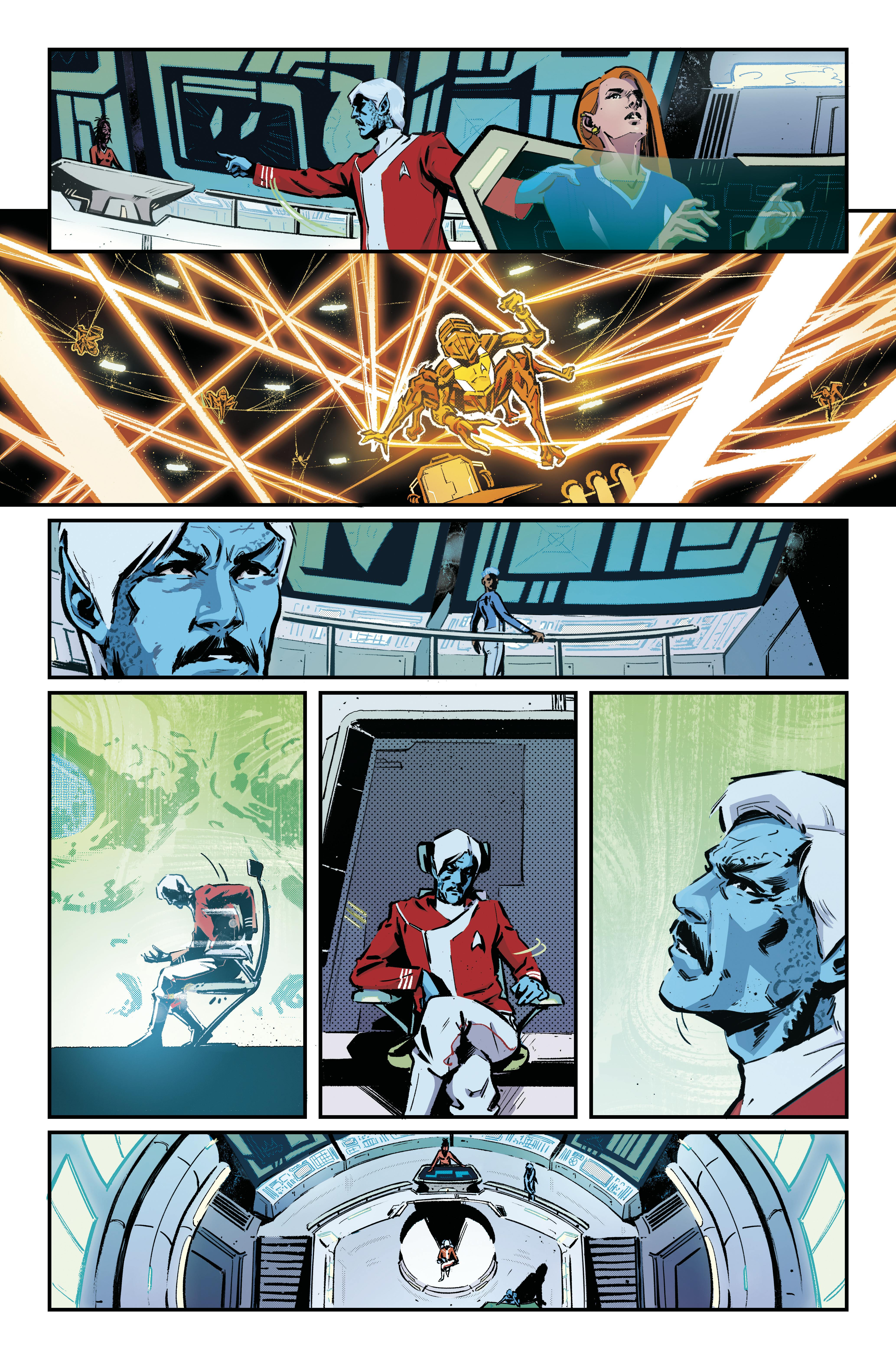 Interior page of STAR TREK: THE LAST STARSHIP #1 by Adrián Bonilla and Heather Moore