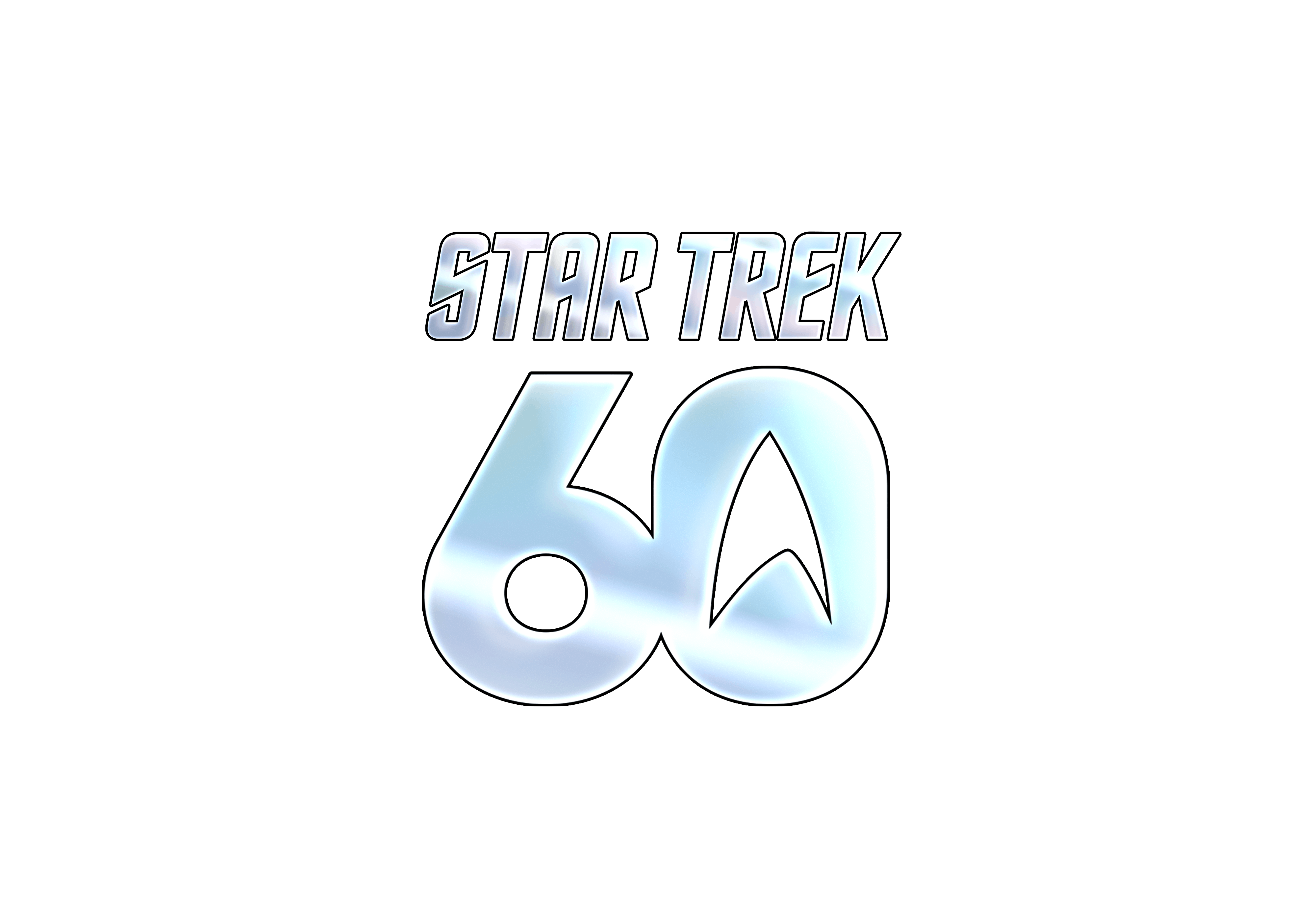Star Trek 60 Logo Stacked