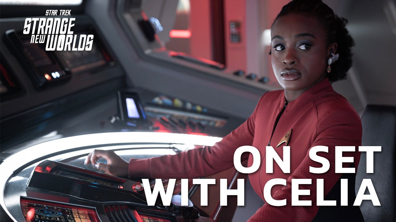 Uhura sits at her communication station