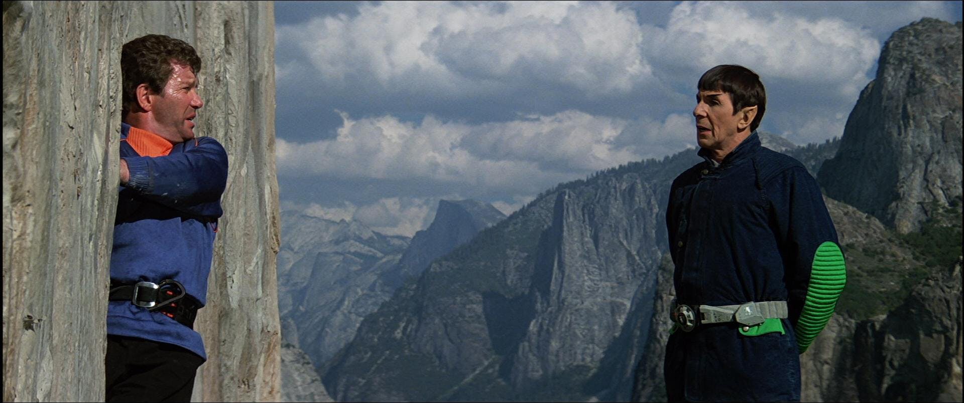 Kirk and Spock spend shore leave together in Star Trek V: The Final Frontier