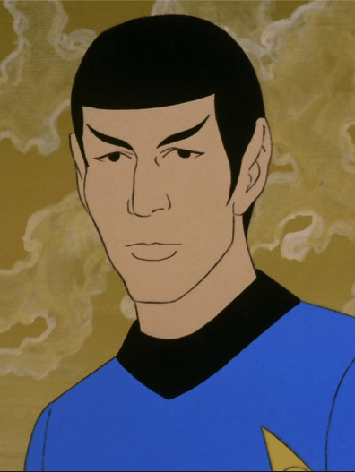 Spock as seen in Star Trek: The Animated Series