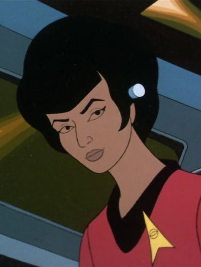 Nyota Uhura as seen in Star Trek: The Animated Series