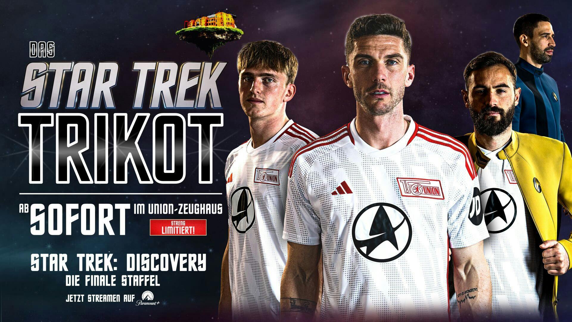 Star Trek x FC Union Berlin matchday limited edition kits