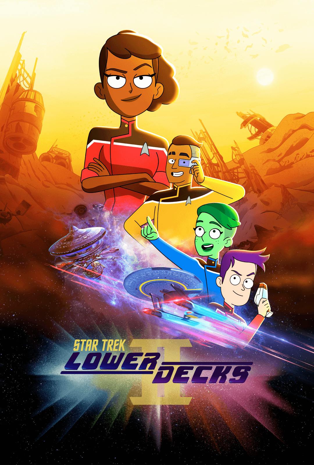 Key Art for Season 2 of Star Trek: Lower Decks