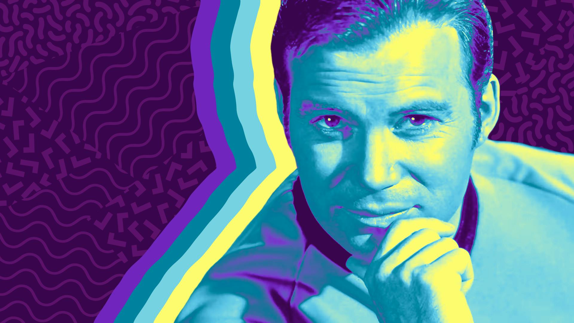 Stylized image of James T. Kirk