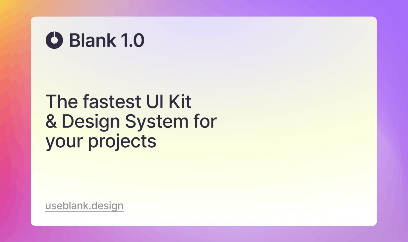 blank design system 