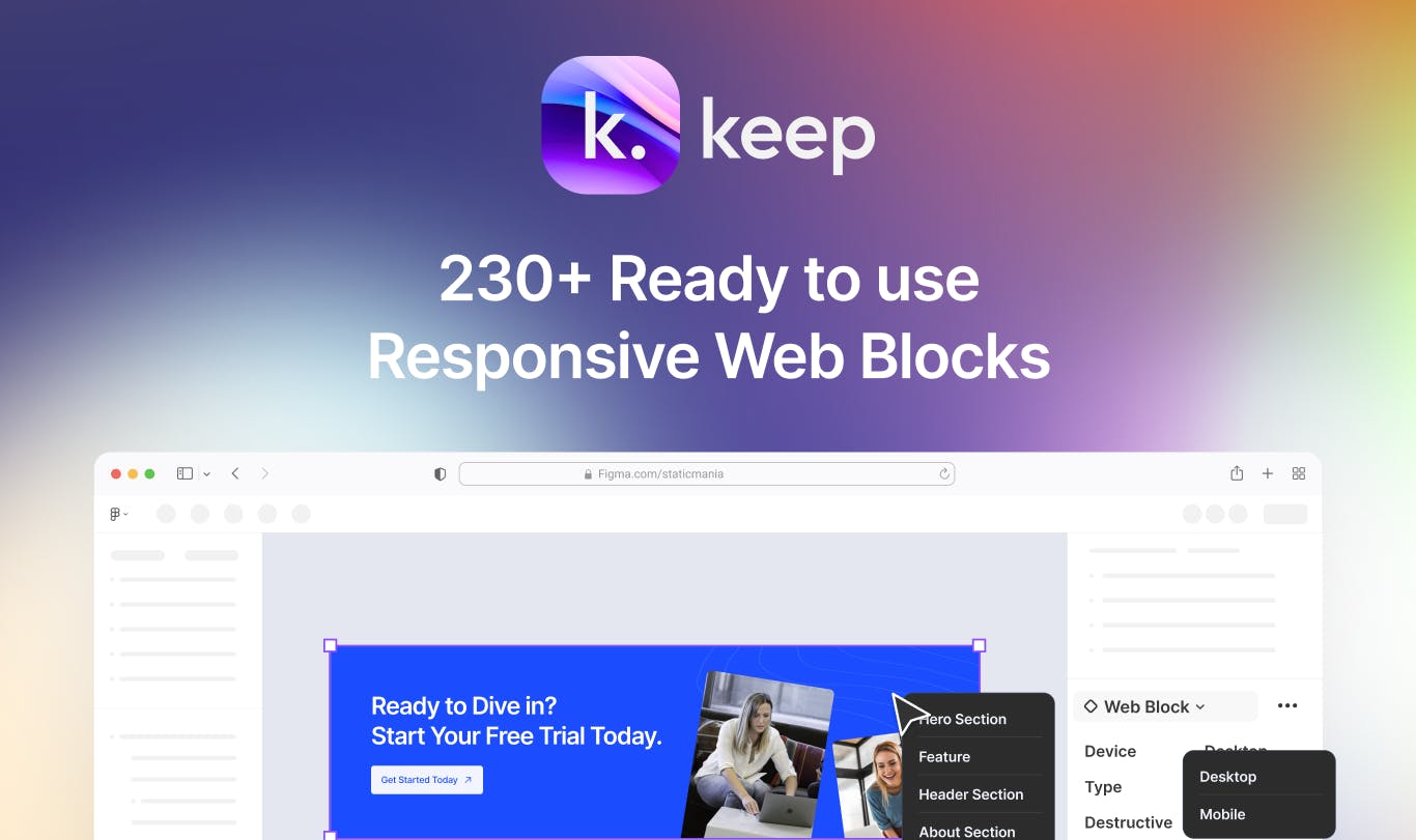 ready blocks keep design system 