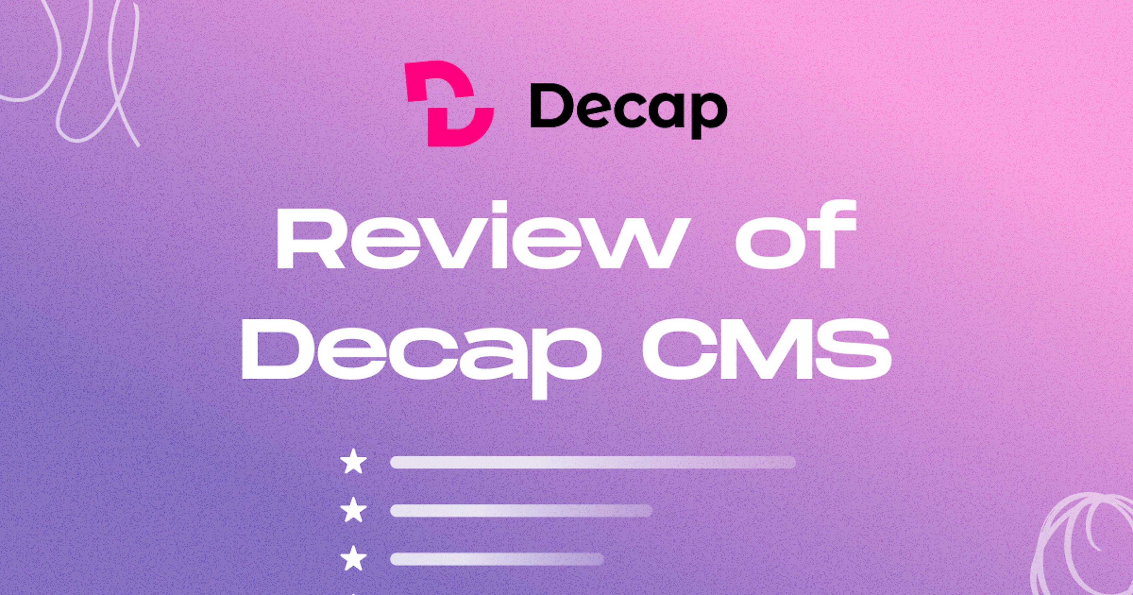 Review of Decap CMS
