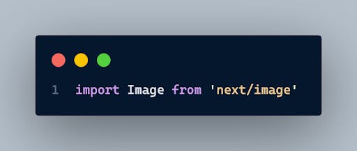 Import Image for Optimized Features Next.js Image