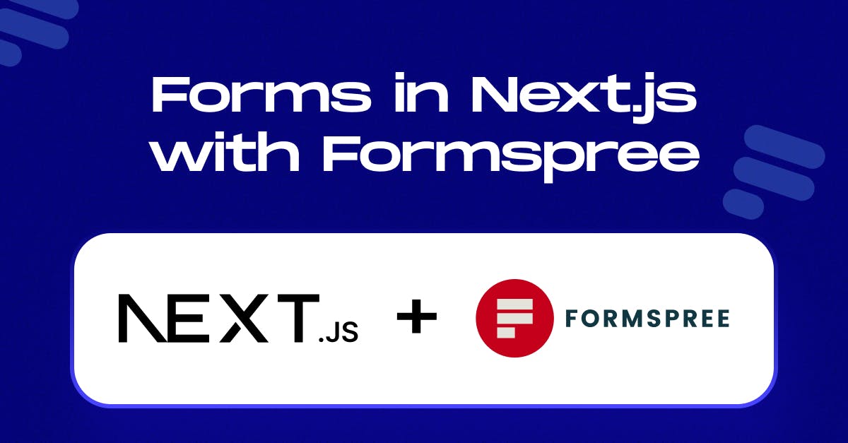 Simplifying Contact Forms in Next.js with Formspree Integration